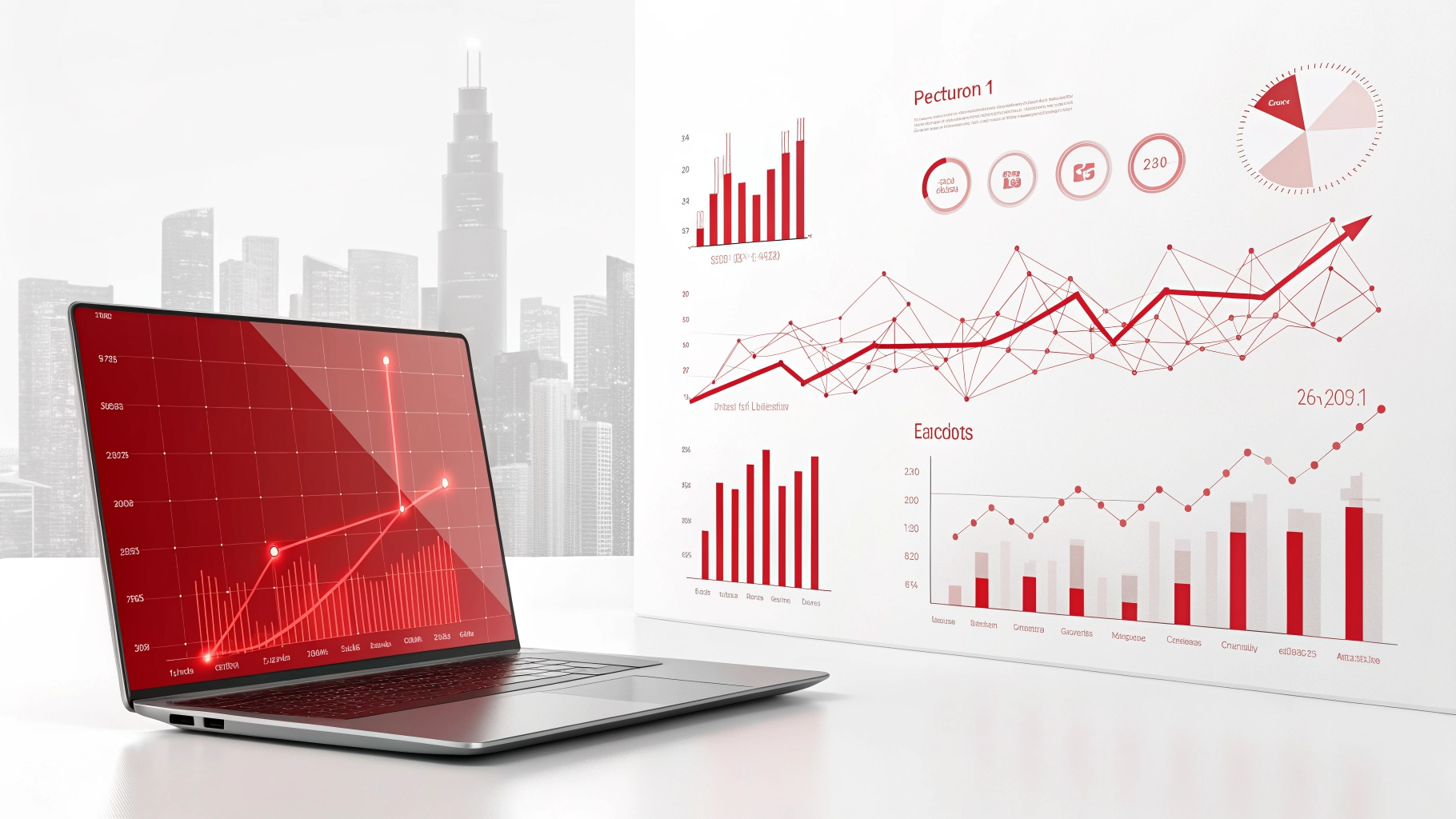 DigiNexUp Digital Marketing Agency Team and Growth Graphs