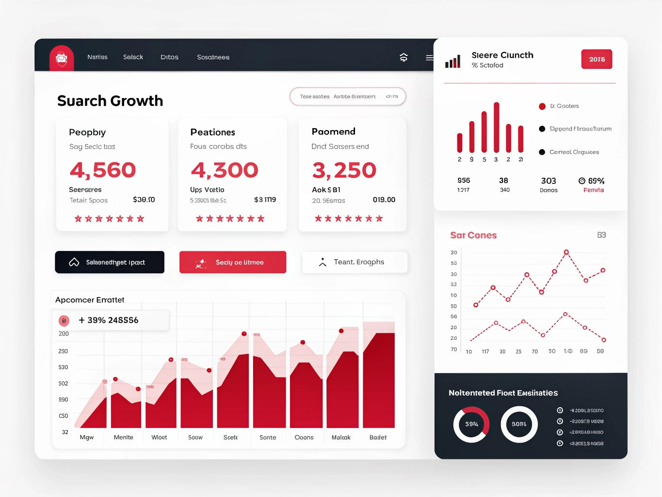 SEO Services Performance Dashboard