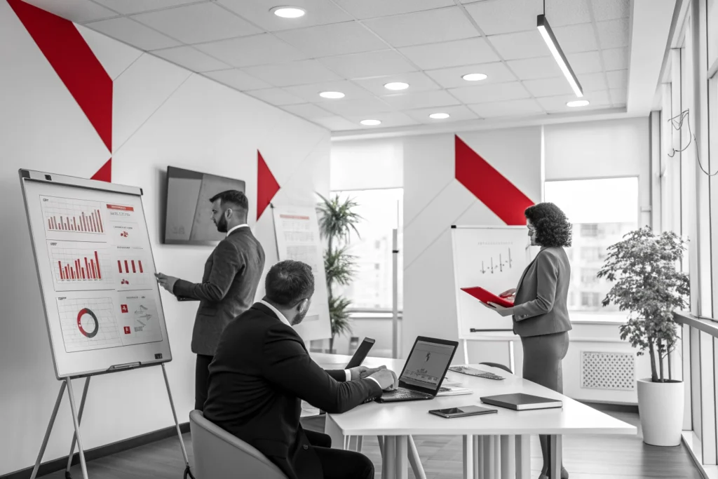 Professional digital strategy session with a focus on growth.